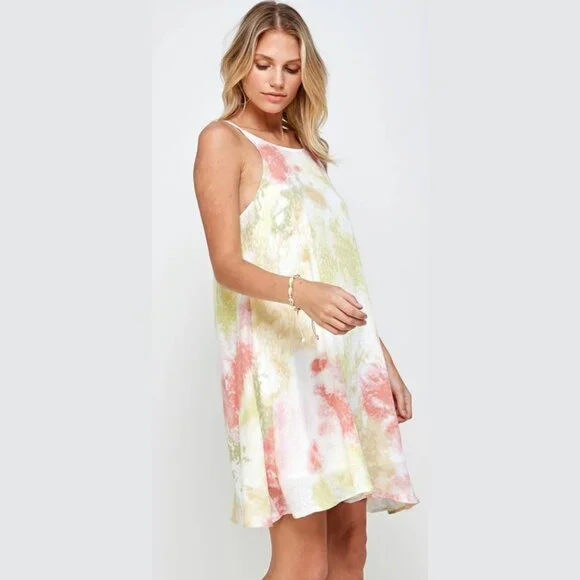 NWT Tie Dye Sundress – Coral Blush – USA Made - Picture 3 of 5